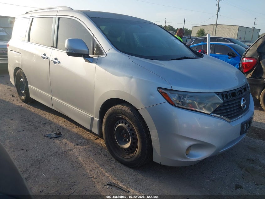 2012 Nissan Quest VIN JN8AE2KP8C9046207 IAAI salvage auction — NORMAL WEAR, Original (Texas), sold $25 on 2026-07-29 (photo 1)