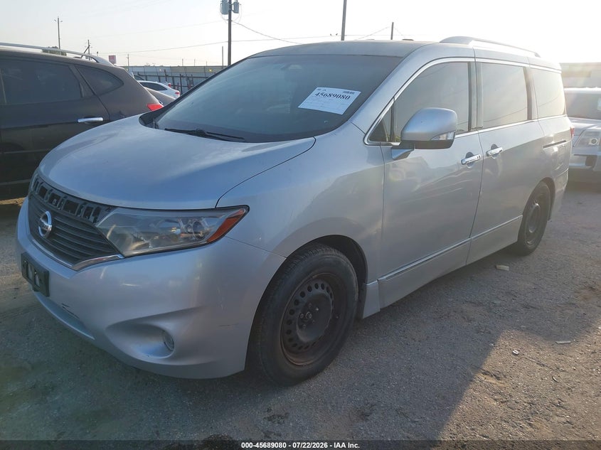 2012 Nissan Quest VIN JN8AE2KP8C9046207 IAAI salvage auction — NORMAL WEAR, Original (Texas), sold $25 on 2026-07-29 (photo 2)