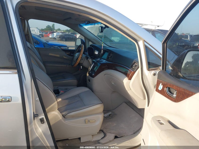 2012 Nissan Quest VIN JN8AE2KP8C9046207 IAAI salvage auction — NORMAL WEAR, Original (Texas), sold $25 on 2026-07-29 (photo 5)