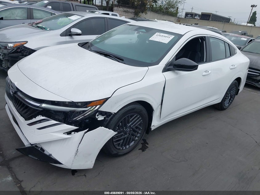 2026 Nissan Sentra VIN 3N1AB9CV8TY210532 IAAI salvage auction — LEFT FRONT, Salvage Title, sold $8,100 on 2026-08-21 (photo 2)