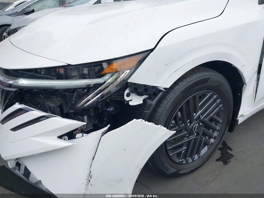2026 Nissan Sentra VIN 3N1AB9CV8TY210532 IAAI salvage auction — LEFT FRONT, Salvage Title, sold $8,100 on 2026-08-21 (photo 6)