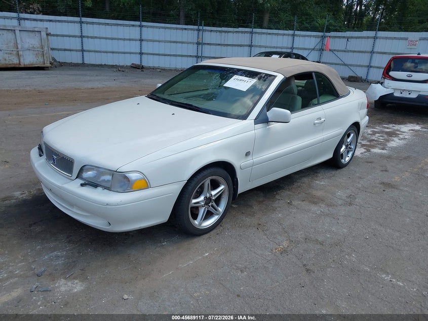 2000 Volvo C70 VIN YV1NC53D6YJ009875 IAAI salvage auction — NORMAL WEAR, Clear (Michigan), sold $525 on 2026-07-27 (photo 2)