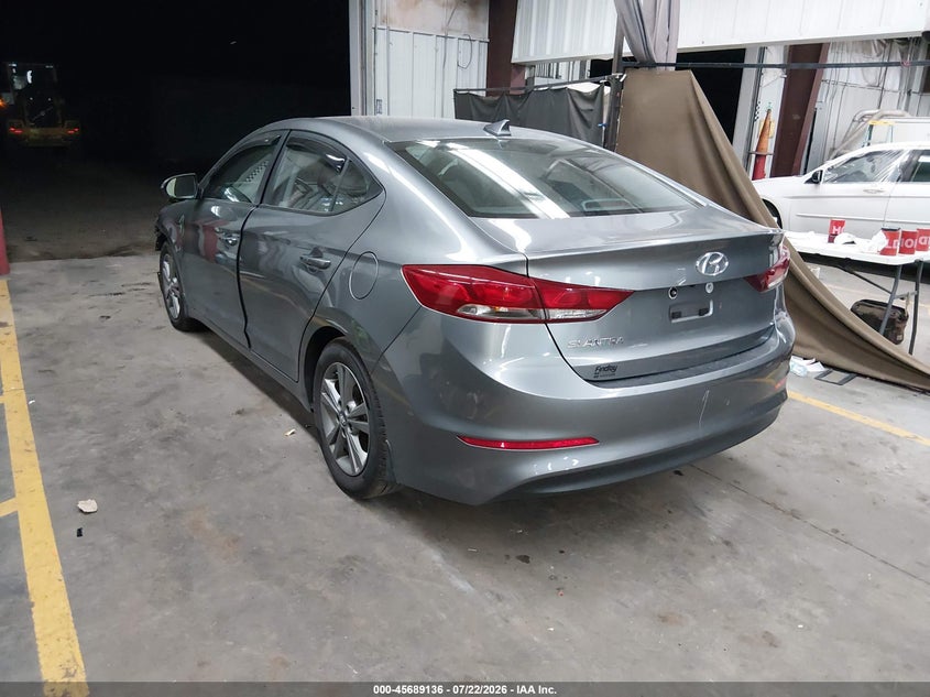 2018 Hyundai Elantra VIN 5NPD84LFXJH253347 IAAI salvage auction — FRONT END, Salvage Title, sold $2,850 on 2026-08-28 (photo 3)
