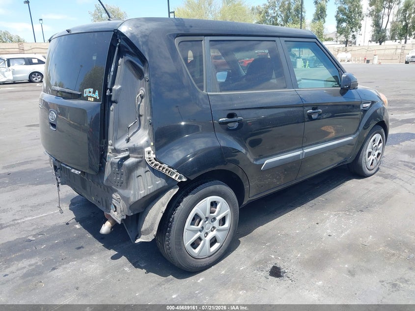 2012 Kia Soul VIN KNDJT2A55C7411410 IAAI salvage auction — REAR END, Salvage Title, sold $975 on 2026-07-31 (photo 4)
