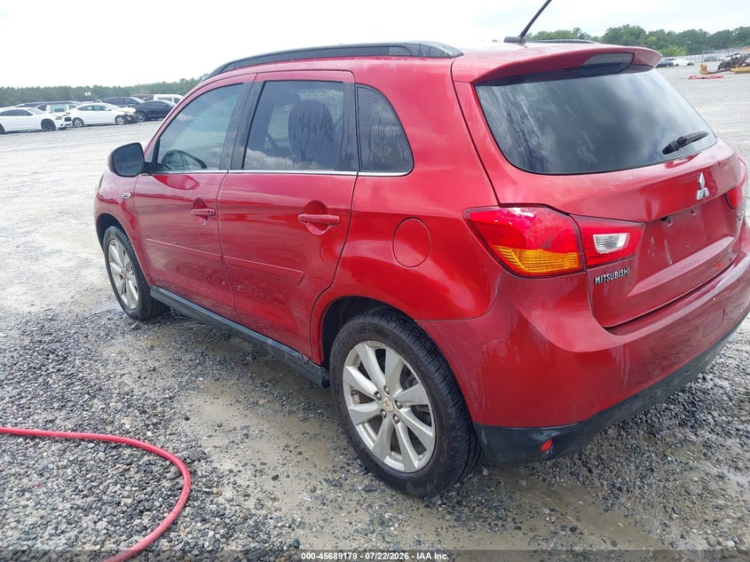 2015 Mitsubishi Outlander sport VIN 4A4AP4AW6FE034491 IAAI salvage auction — NORMAL WEAR, Repossession Paperwork (Georgia), sold $850 on 2026-09-02 (photo 3)