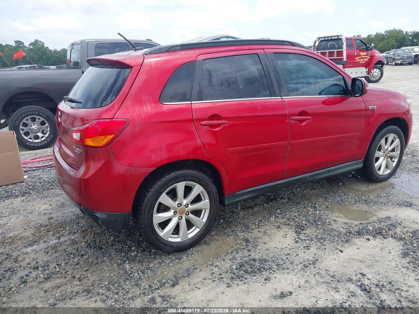 2015 Mitsubishi Outlander sport VIN 4A4AP4AW6FE034491 IAAI salvage auction — NORMAL WEAR, Repossession Paperwork (Georgia), sold $850 on 2026-09-02 (photo 4)