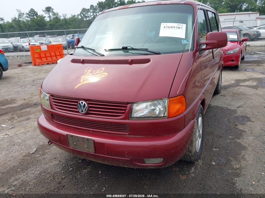 2002 Volkswagen Eurovan VIN WV2MB47022H091884 IAAI salvage auction — NORMAL WEAR, Clear (Virginia), sold $975 on 2026-08-08 (photo 6)