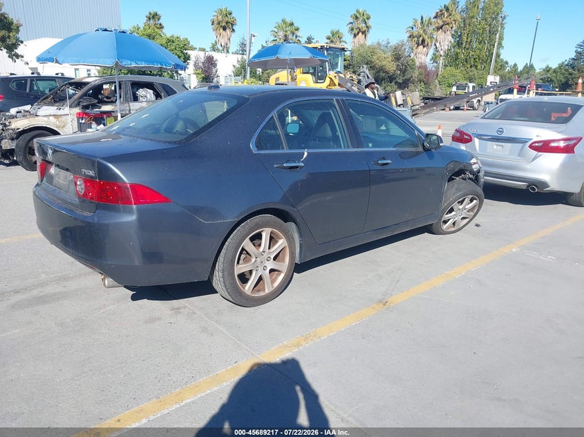 2005 Acura Tsx VIN JH4CL96945C000585 IAAI salvage auction — RIGHT FRONT, Salvage (California), sold $1,900 on 2026-08-03 (photo 4)