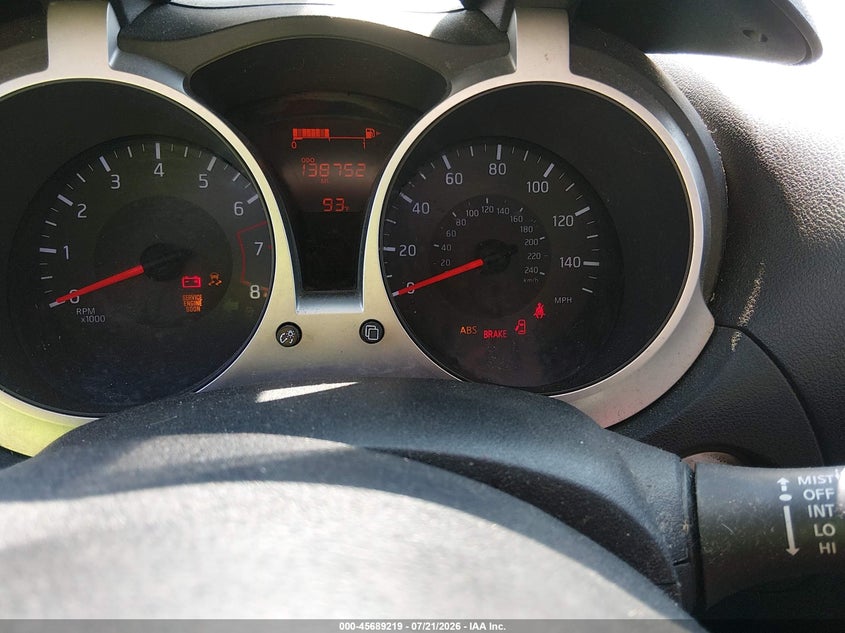 2016 Nissan Juke VIN JN8AF5MR3GT609007 IAAI salvage auction — NORMAL WEAR, Clear (Illinois), sold $25 on 2026-07-28 (photo 7)