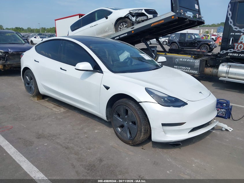 2021 Tesla Model 3 VIN 5YJ3E1EA2MF096422 — IAAI salvage auction photo