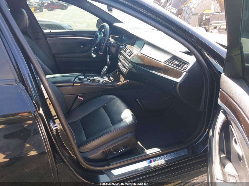 2014 BMW 5er VIN WBA5B1C55ED478943 IAAI salvage auction — LEFT FRONT, Salvage (California), sold $2,950 on 2026-08-03 (photo 5)