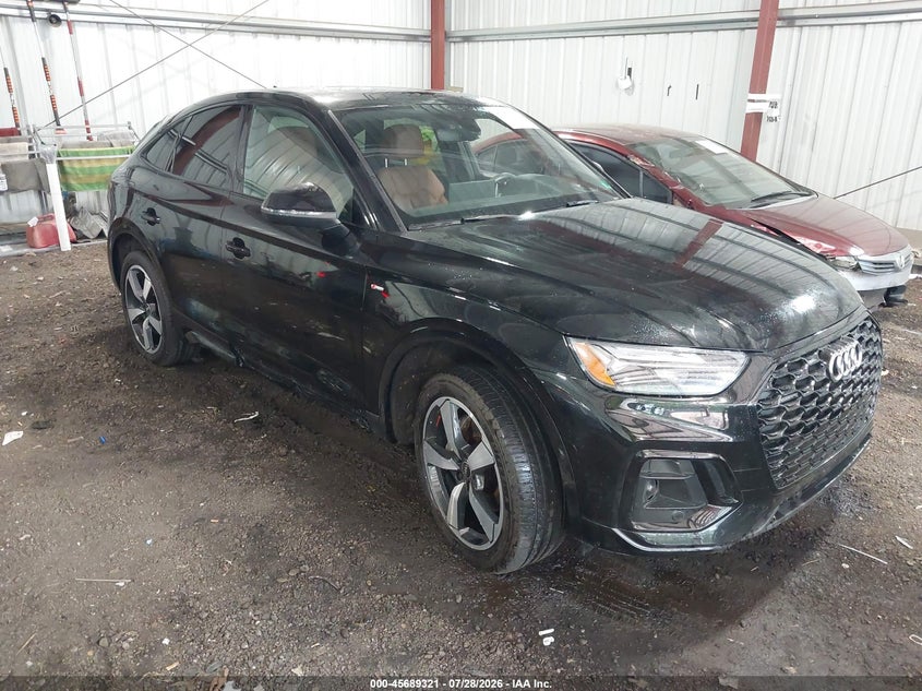 2022 Audi Q5 sportback VIN WA15ABFY7N2046085 — IAAI salvage auction photo