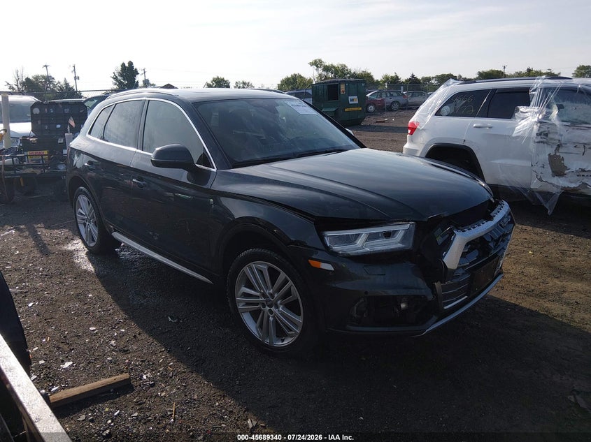 2018 Audi Q5 VIN WA1CNAFY1J2215999 — IAAI salvage auction photo