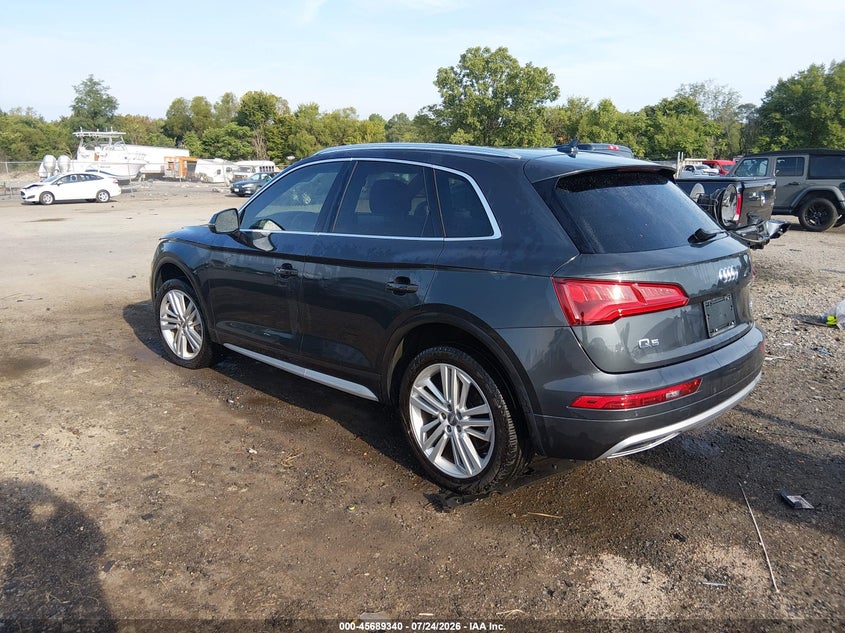 2018 Audi Q5 VIN WA1CNAFY1J2215999 IAAI salvage auction — FRONT END, Wait Title, sold $7,000 on 2026-08-25 (photo 3)