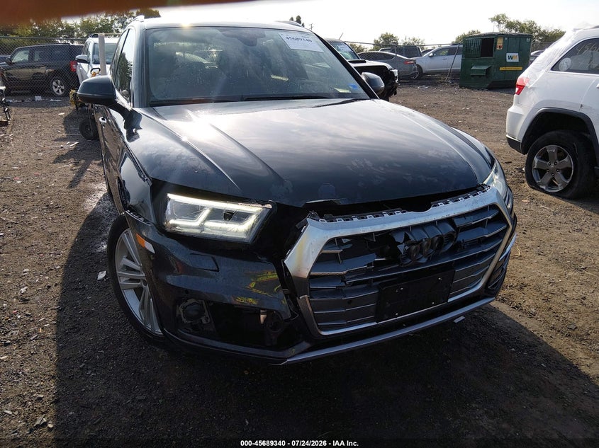 2018 Audi Q5 VIN WA1CNAFY1J2215999 IAAI salvage auction — FRONT END, Wait Title, sold $7,000 on 2026-08-25 (photo 6)