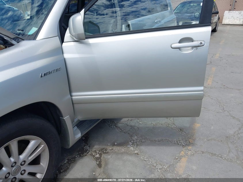 2006 Toyota Highlander hybrid VIN JTEDW21A860007690 IAAI salvage auction — NORMAL WEAR, App For Dup Clear (California), sold $525 on 2026-07-29 (photo 6)