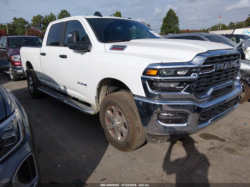 2026 Ram 2500 VIN 3C6UR5DJ4TG259203 IAAI salvage auction — REAR END, Enterprise Vehicles Clear Only (North Carolina), sold $10,000 on 2026-07-29 (photo 1)