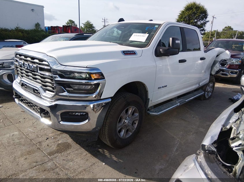 2026 Ram 2500 VIN 3C6UR5DJ4TG259203 IAAI salvage auction — REAR END, Enterprise Vehicles Clear Only (North Carolina), sold $10,000 on 2026-07-29 (photo 2)