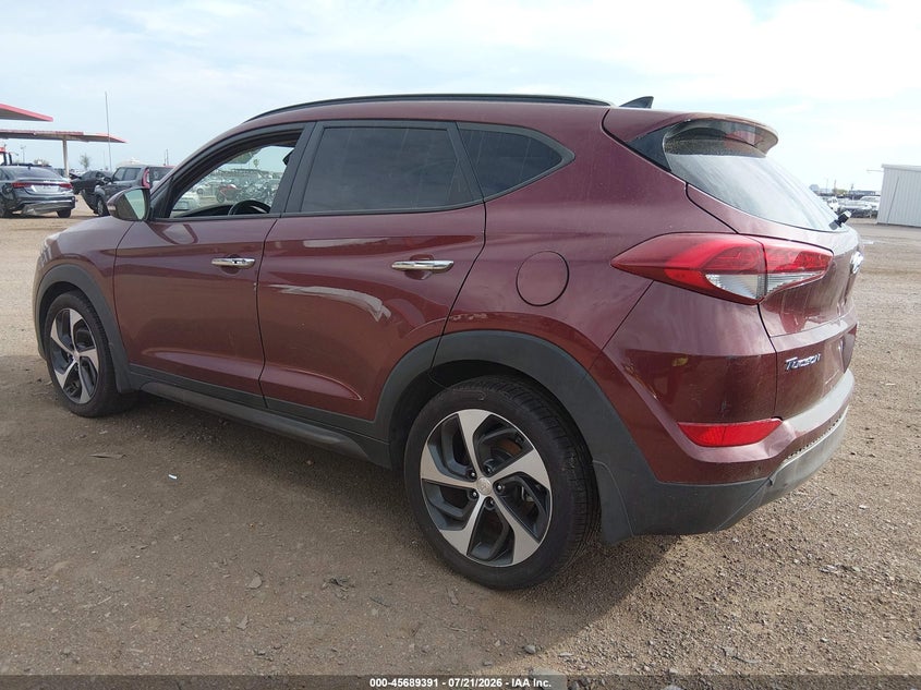 2016 Hyundai Tucson VIN KM8J33A2XGU159698 IAAI salvage auction — NORMAL WEAR, Clear-Dealer Only (Arizona), sold $200 on 2026-07-28 (photo 3)