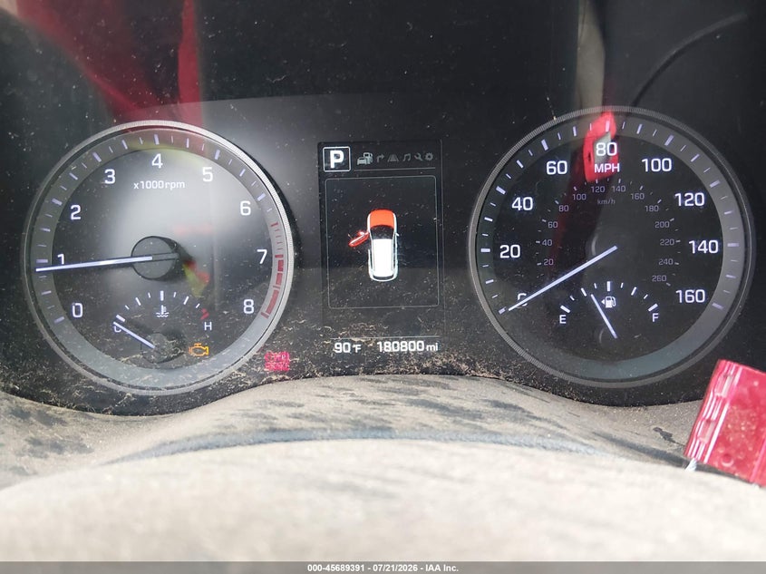 2016 Hyundai Tucson VIN KM8J33A2XGU159698 IAAI salvage auction — NORMAL WEAR, Clear-Dealer Only (Arizona), sold $200 on 2026-07-28 (photo 7)