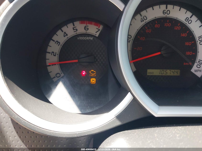 2011 Toyota Tacoma VIN 5TFJU4GN4BX007318 IAAI salvage auction — THEFT, Original (Texas), sold $1,600 on 2026-07-29 (photo 7)