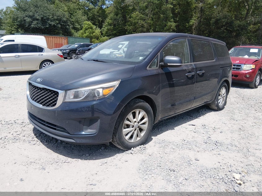 2017 Kia SEDONA VIN KNDMB5C13H6221713 IAAI salvage auction — NORMAL WEAR, Clear (South Carolina), sold $725 on 2026-07-28 (photo 2)