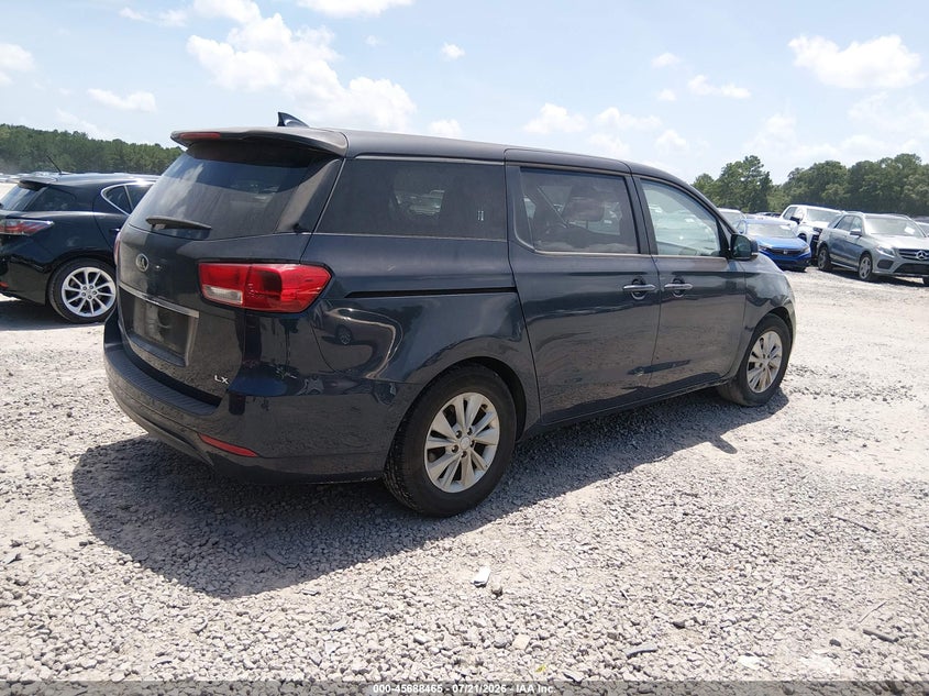 2017 Kia SEDONA VIN KNDMB5C13H6221713 IAAI salvage auction — NORMAL WEAR, Clear (South Carolina), sold $725 on 2026-07-28 (photo 4)