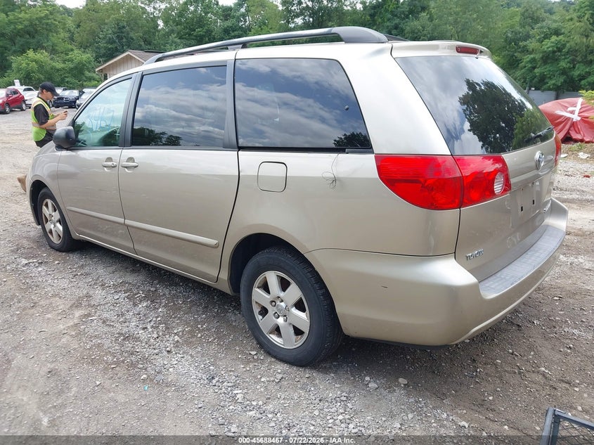 2008 Toyota Sienna VIN 5TDZK23C18S158987 IAAI salvage auction — NORMAL WEAR, Clear (Pennsylvania), sold $400 on 2026-07-28 (photo 3)