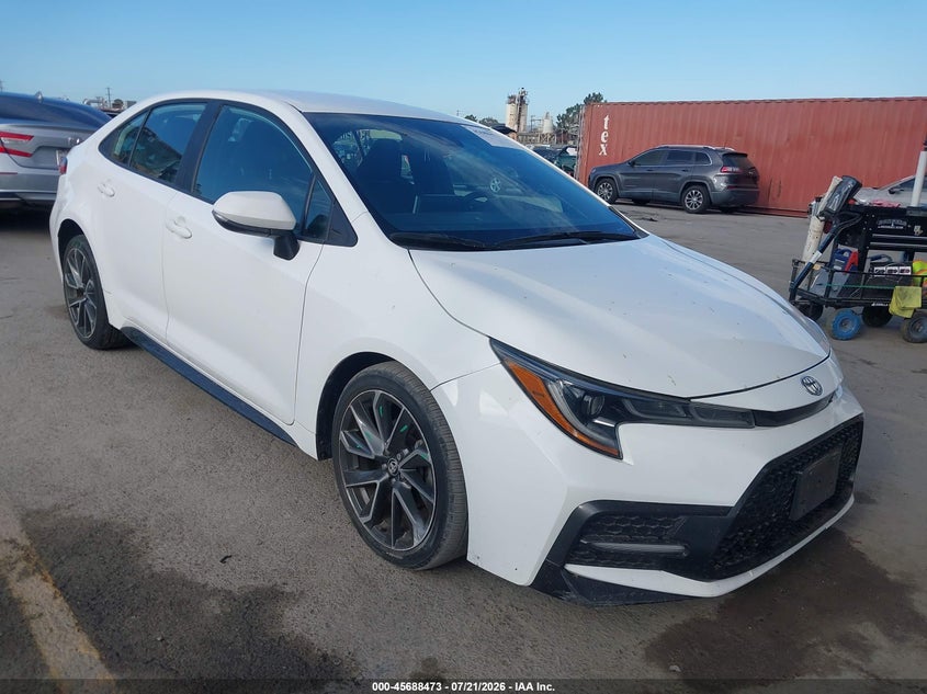 2020 Toyota Corolla VIN 5YFS4RCE0LP012720 IAAI salvage auction — SIDE, Salvage Title, sold $8,000 on 2026-07-31 (photo 1)