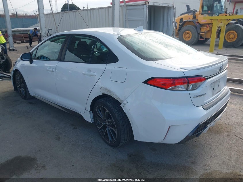 2020 Toyota Corolla VIN 5YFS4RCE0LP012720 IAAI salvage auction — SIDE, Salvage Title, sold $8,000 on 2026-07-31 (photo 3)