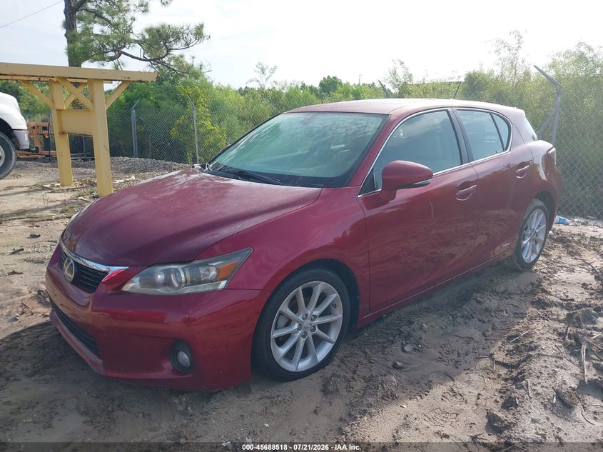 2011 Lexus Ct 200h VIN JTHKD5BH5B2002765 IAAI salvage auction — NORMAL WEAR, Clear (Florida), sold $1,650 on 2026-07-28 (photo 2)