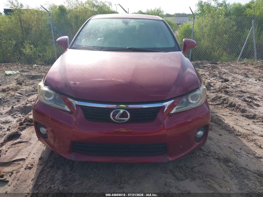 2011 Lexus Ct 200h VIN JTHKD5BH5B2002765 IAAI salvage auction — NORMAL WEAR, Clear (Florida), sold $1,650 on 2026-07-28 (photo 6)
