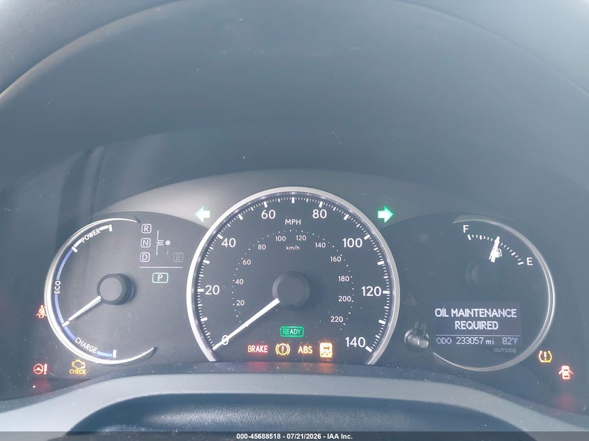 2011 Lexus Ct 200h VIN JTHKD5BH5B2002765 IAAI salvage auction — NORMAL WEAR, Clear (Florida), sold $1,650 on 2026-07-28 (photo 7)