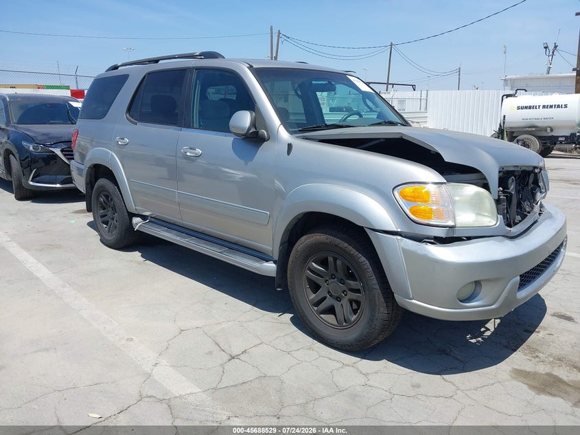 2003 Toyota Sequoia VIN 5TDZT34A33S145697 IAAI salvage auction — FRONT END, Salvage (California), sold $1,050 on 2026-08-01 (photo 1)
