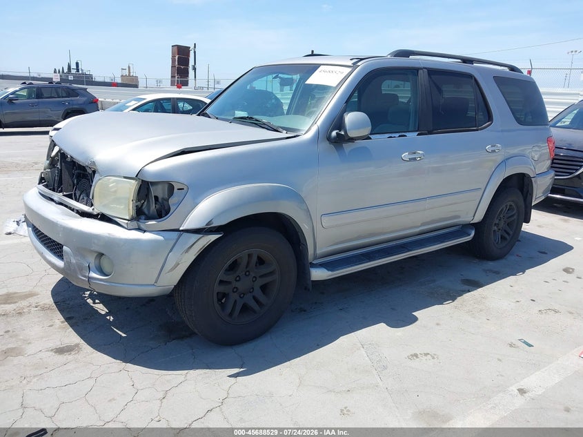 2003 Toyota Sequoia VIN 5TDZT34A33S145697 IAAI salvage auction — FRONT END, Salvage (California), sold $1,050 on 2026-08-01 (photo 2)