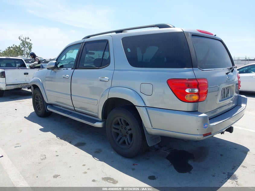 2003 Toyota Sequoia VIN 5TDZT34A33S145697 IAAI salvage auction — FRONT END, Salvage (California), sold $1,050 on 2026-08-01 (photo 3)