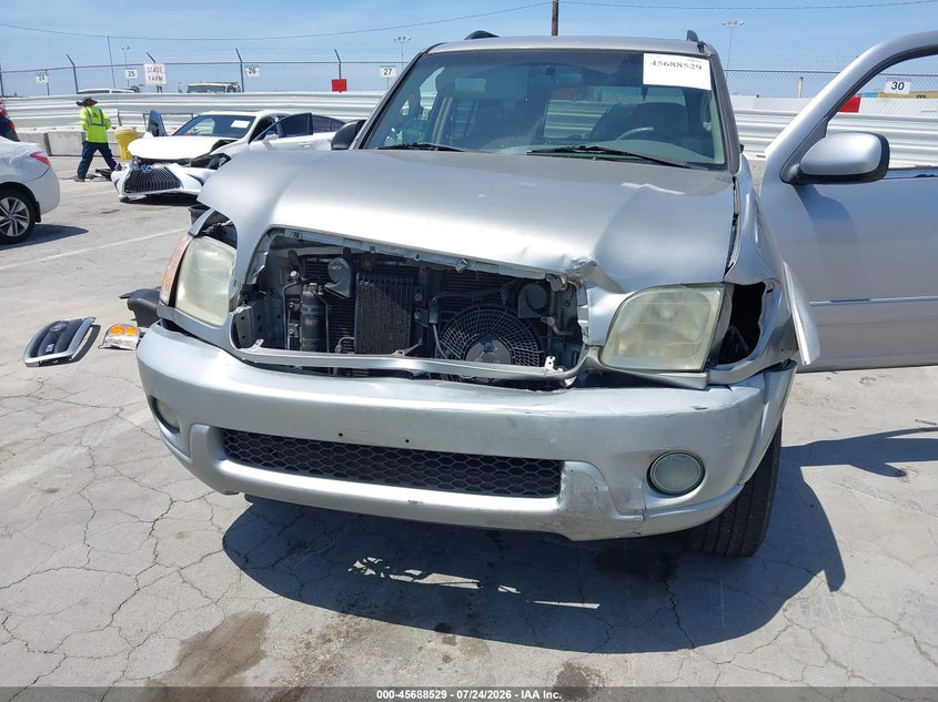 2003 Toyota Sequoia VIN 5TDZT34A33S145697 IAAI salvage auction — FRONT END, Salvage (California), sold $1,050 on 2026-08-01 (photo 6)