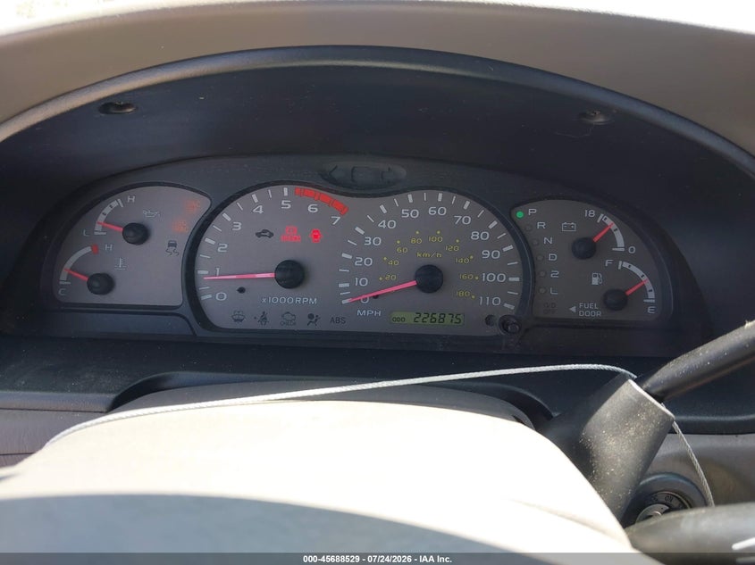 2003 Toyota Sequoia VIN 5TDZT34A33S145697 IAAI salvage auction — FRONT END, Salvage (California), sold $1,050 on 2026-08-01 (photo 7)