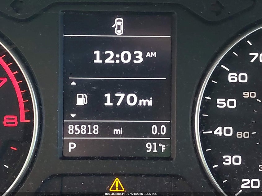 2016 Audi A3 VIN WAUA7GFF9G1114701 IAAI salvage auction — NORMAL WEAR, Clear (Maryland), sold $75 on 2026-07-29 (photo 7)