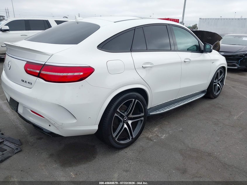 2019 Mercedes-benz Amg gle coupe VIN 4JGED6EB9KA141472 IAAI salvage auction — Burn Engine, Wait Title, sold $8,000 on 2026-08-22 (photo 4)