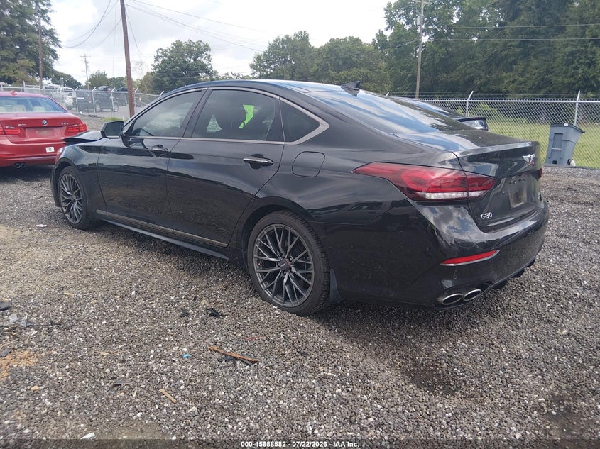 2019 Genesis G80 VIN KMTFN4JB7KU313319 IAAI salvage auction — FRONT END, Wait Title, sold $4,475 on 2026-09-28 (photo 3)