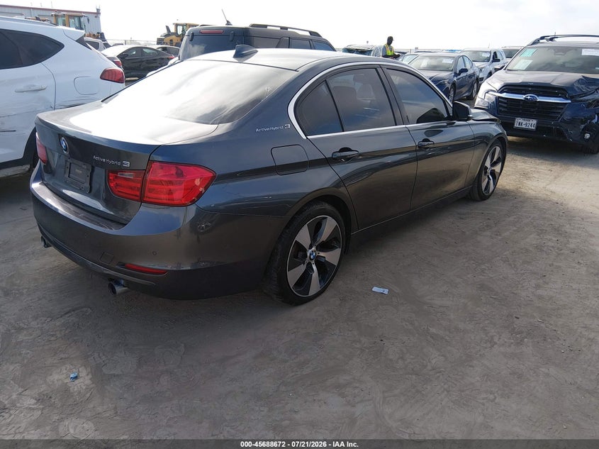 2013 BMW Activehybrid 3 VIN WBA3F9C54DF483886 IAAI salvage auction — NORMAL WEAR, Original (Texas), sold $500 on 2026-07-28 (photo 4)