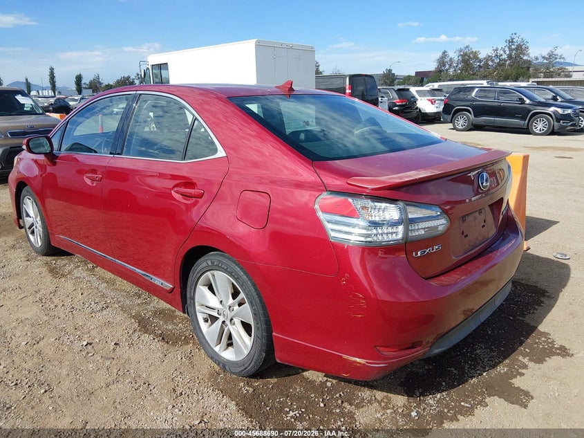 2010 Lexus Hs 250h VIN JTHBB1BA4A2027317 IAAI salvage auction — NORMAL WEAR, Clear - Dealer Only (California), sold $675 on 2026-07-29 (photo 6)