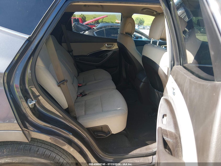 2015 Hyundai Santa fe VIN 5XYZU3LB5FG267499 IAAI salvage auction — NORMAL WEAR, Clear (Florida), sold $1,300 on 2026-07-28 (photo 8)
