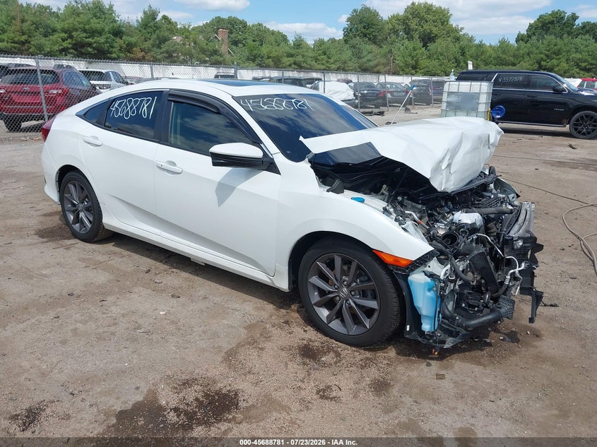 2021 Honda Civic VIN 19XFC1F39ME006885 IAAI salvage auction — FRONT END, Wait Title, sold $2,750 on 2026-09-27 (photo 1)