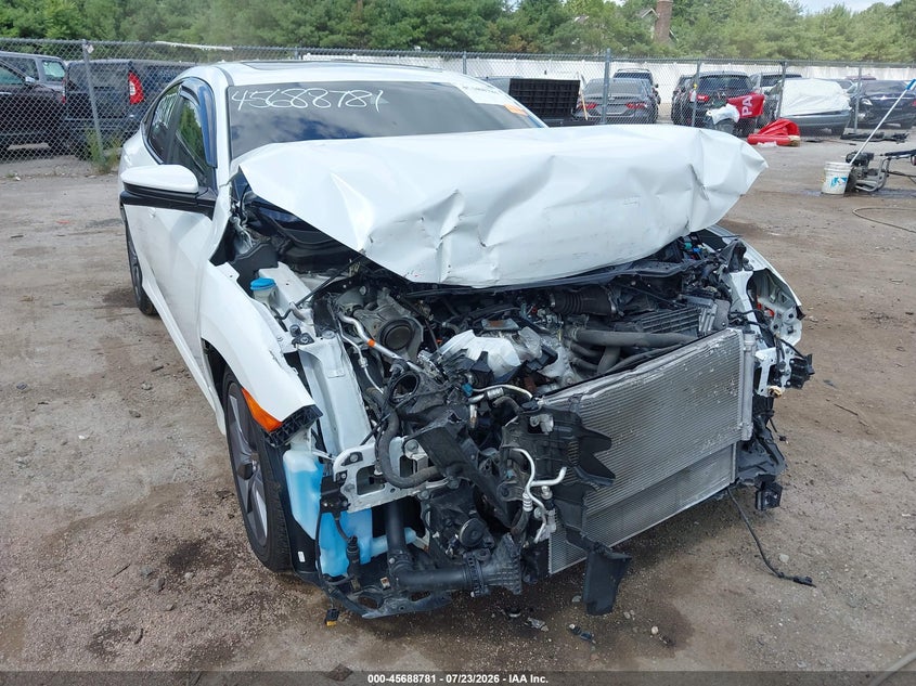 2021 Honda Civic VIN 19XFC1F39ME006885 IAAI salvage auction — FRONT END, Wait Title, sold $2,750 on 2026-09-27 (photo 6)