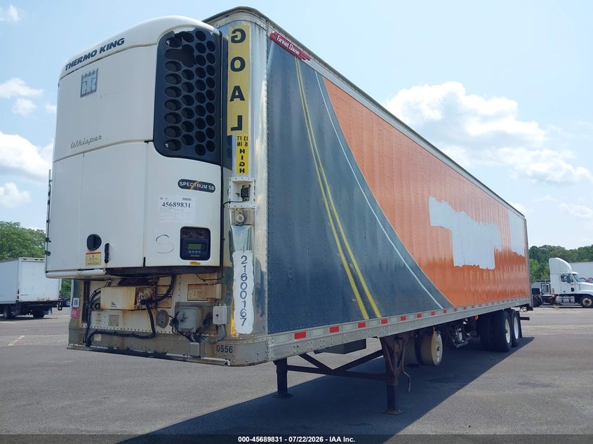 2016 Great dane trailers Unknown VIN 1GRAA9627GE700843 IAAI salvage auction — FRONT & REAR, Wait Title, sold $125 on 2026-09-28 (photo 2)