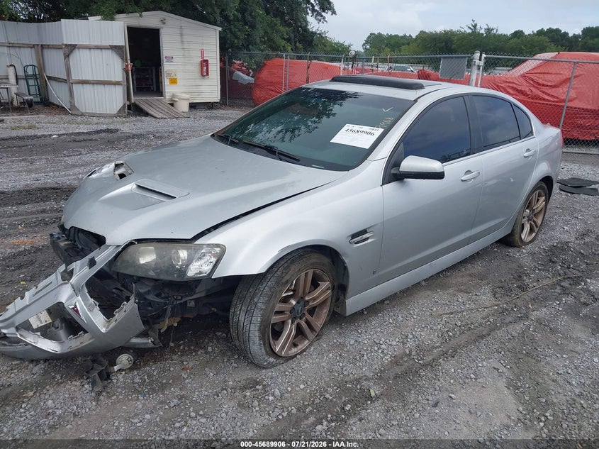 2009 Pontiac G8 VIN 6G2ER57739L239363 IAAI salvage auction — RIGHT FRONT, Rebuildable (Florida), sold $325 on 2026-09-03 (photo 2)