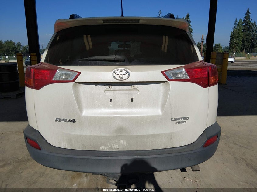 2013 Toyota Rav 4 VIN JTMDFREV4DD038287 IAAI salvage auction — THEFT, Bill Of Sale (Washington), sold $3,150 on 2026-07-29 (photo 6)