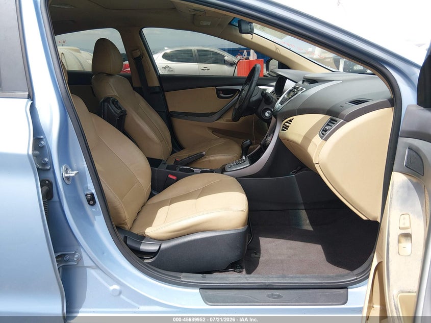 2012 Hyundai Elantra VIN KMHDH4AE2CU198584 IAAI salvage auction — NORMAL WEAR, Clear (California), sold $1,275 on 2026-07-31 (photo 5)